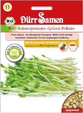 Кълнове зелен грах БИО - 75 g